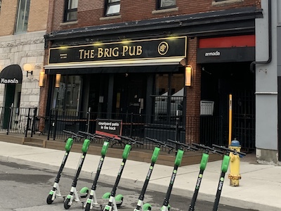 The front of The Brig Pub, Ottawa